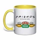 Чашка з друком "Friends (Друзі)" №6 (колір жовтий) (37326) - зображення 1