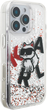 Etui Karl Lagerfeld Liquid Glitter Choupette Logo do iPhone 16 Pro Transparent (3666339464226) - obraz 4