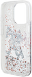 Etui Karl Lagerfeld Liquid Glitter Choupette Logo do iPhone 16 Pro Transparent (3666339464226) - obraz 7