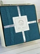 Вязаный плед 220 на 240 см Romeo Home изумрудный - изображение 4