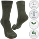 Туристические термо носки Tribe Merino Hike Winter. 41-43р. Шерсть мериноса. Зима. Олива. Треккинговые носки T-KB-0025 - изображение 1