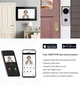 Видеодомофон IP камера Joneytech AHD-1V1 с Wi-Fi 1080P ночное видение запись видео для дома и офиса - изображение 7