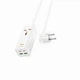 Сетевой фильтр Hoco AC10A мощный зарядное устройство с USB Type-C для дома и офиса 2500 Вт 1.5 м - изображение 2