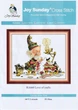 Набор для вышивания по нанесённой на канву схеме “Love of crafts”.AIDA 14CT printed , 35*30 см - изображение 2