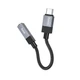 Адаптер USB C на 3.5 мм Hoco UPA32C чорний для смартфонів та планшетів підтримує більшість моделей Huawei Xiaomi OnePlus - зображення 4