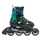 Детские ролики Rollerblade Microblade XT Black Petrol Green 33-36.5 - изображение 5