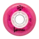 Светящиеся колеса для роликов FRskates Luminous Glitter Pink (4 шт) 72мм - изображение 2