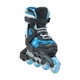 Детские ролики Rollerblade Microblade SL Black Sky Blue 36.5-40.5 - изображение 2