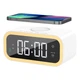 Беспроводное зарядное устройство с будильником 15W для смартфонов MagSafe с ночником и USB выходом - изображение 8