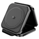 Бездротовий зарядний пристрій Magnetic Wireless Charger 3 в 1 для смартфонів навушників годинника чорне з індикатором - зображення 1