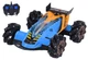 Радиоуправляемая машина RC Z 109 7.4V, подсветка, музыка, пускает пар, вращение на 360⁰, голубой с оранжевым - изображение 2