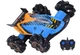 Радиоуправляемая машина RC Z 109 7.4V, подсветка, музыка, пускает пар, вращение на 360⁰, голубой с оранжевым - изображение 3