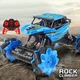 Трюковая роликовая машинка БАГГИ Champions Car JZL на пульте дистанционного управления светящаяся Голубой - изображение 3