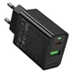 СЗУ Hoco CS95A Leader PD30W+QC3.0 charger(EU) Black - изображение 3