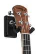 Настенное крепление для укулеле и мандолины GATOR FRAMEWORKS GFW-UKE-HNGRBLK Wall Mount Ukulele/Mandolin Hanger (Black) - изображение 2