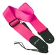 Ремень для гитары DIMARZIO NYLON WITH LEATHER ENDS (NEON PINK) - изображение 2