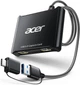 Карта видеозахвата Acer Video Capture Card, 4K HDMI для USB A/Type-C 1080P 60FPS с микрофонным входом и выходом на наушники - изображение 1
