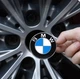 Заглушки в диски BMW 56 mm, комплект колпачков в диски БМВ сине-белые 4 шт - изображение 3