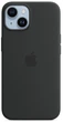 Чохол протиударний силіконовий Silicone Case MagSafe (Original) для Apple Iphone 14/13 (6.1") Midnight - зображення 6
