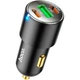 Автомобільний зарядний пристрій Hoco NZ6 PD45W USB-A+2хUSB-C Black (693147765185) [151276] - зображення 1
