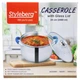 Каструля Styleberg із нержавіючої сталі зі скляною кришкою 24 см 2.4 л (0745) Подвійне дно - зображення 7