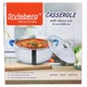Каструля Styleberg із нержавіючої сталі зі скляною кришкою 22 см 3.2 л (0744) Подвійне дно - зображення 7