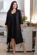 Изысканный комплект с кружевом батал Кч1220Н Черный, 3XL - изображение 1