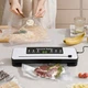 Вакууматор бытовой для продуктов питания Vacuum Sealer 120W вакуумный упаковщик + 10 пакетов (384VC) - изображение 2