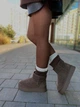Угги женские замшевые зимние UGG на меху шоколадные 36 (6010) - изображение 4
