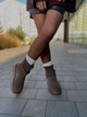 Угги женские замшевые зимние UGG на меху шоколадные 36 (6010) - изображение 8
