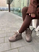 Уггі на платформі жіночі замшеві UGG на теплому хутрі зимові коричневі ZH730-5 38 - зображення 2