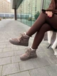 Уггі на платформі жіночі замшеві UGG на теплому хутрі зимові коричневі ZH730-5 38 - зображення 3