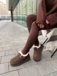 Уггі жіночі укорочені замшеві UGG зимові з хутром на платформі 41 202033 - зображення 4