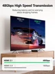 Перехідник адаптер Ugreen HDMI - HDMI подовжувач 2.1 8K 3D Arc Gray (HD159) - зображення 3