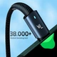 Кабель зарядный Essager USB-A to Type-C Sunset 100W 7A 2 м Blue (EXC7A-CGA03-P) - изображение 6