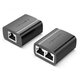 Сетевой сплиттер разветвитель RJ45 Vention 100 Мбит/с Black 2 шт (IPTB0) - изображение 1