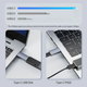 Адаптер перехідник Orico USB A to Type-C 10 Гбіт/с Gray (ORICO-AH-AC10-GY-BP) - зображення 5