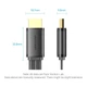 Кабель HDMI Vention HDMI to HDMI плоский нейлоновий плетений кабель 8K HD 2 м Black (ALKBH) - зображення 2