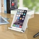 Подставка настольная Orico универсальная для смартфона планшета White (PH2-WH-BP) - изображение 4