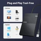 Зовнішній корпус Ugreen кишеня для жорсткого диска 2.5" SATA to USB 3.0 7 mm 9.5 mm 0.3 м Black (CM471) - зображення 7