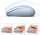 Беспроводная USB мышь Ugreen USB Portable Wireless Mouse Blue (MU105) - изображение 3