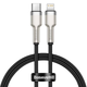 Кабель зарядный Baseus Type-C Lightning Cafule Metal 0.25 м Black (CATLJK-01) - изображение 1