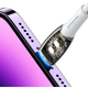 Кабель зарядный Lightning Baseus Glimmer Series Fast Charge USB - Lightning 1м White (CADH000202) - изображение 6