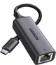 Мережевий адаптер Ugreen USB C to Rj45 Ethernet Adapter 1000 Мбіт/с Grey (RJ45) - зображення 1