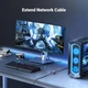Удлинитель сетевого кабеля RJ45 Ugreen 10Gbps Ethernet-соединитель для кабеля Cat8 Cat7 Cat6 Cat5 Grey (NW261) - изображение 3