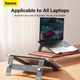 Настільна підставка для ноутбука Baseus UltraStable Series Desktop Laptop Stand Grey (B10053100811-0 - зображення 7