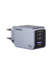 Мережевий зарядний пристрій UGREEN Nexode Pro 65 W 3-Port GaN Mini Fast Charger Space Gray (X755) - зображення 1