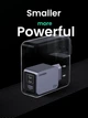 Мережевий зарядний пристрій UGREEN Nexode Pro 65 W 3-Port GaN Mini Fast Charger Space Gray (X755) - зображення 7