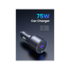 Автомобільний зарядний пристрій для телефона Ugreen 75 W 2*USB-C PD 3.0 & USB-A Grey (EC703) - зображення 7
