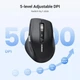 Бездротова миша UGREEN Wireless Mouse Ultra-fast Scrolling Black (M751) - зображення 4